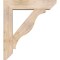 Ekena Millwork Funston Slat Smooth Bracket w/ Offset Brace, Douglas Fir, 7 1/2"W x 32"D x 36"H BKT0806X32X36FST06SDF - alternate 4